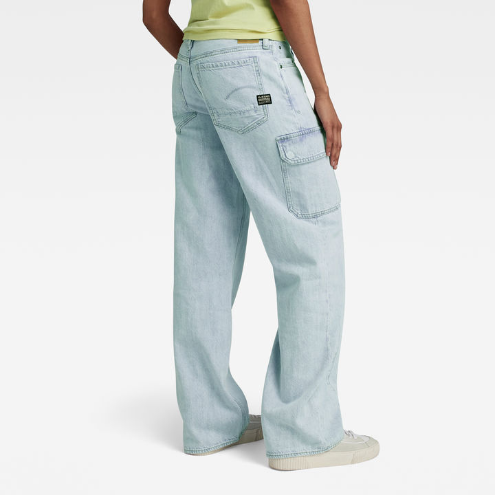 Judee Cargo Low Waist Loose Jeans | Light blue | G-STAR® US