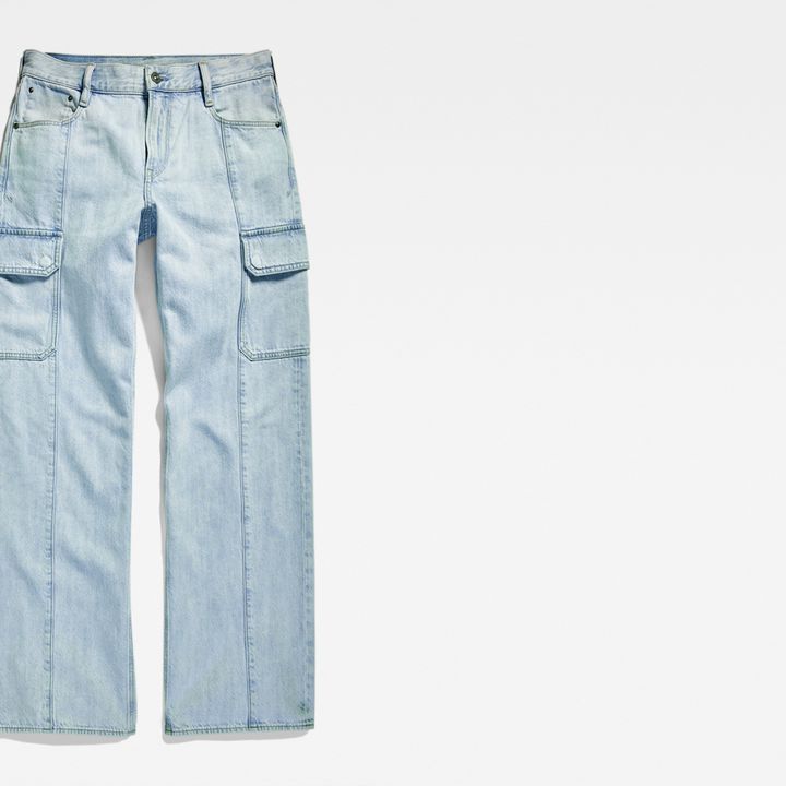 Judee Cargo Low Waist Loose Jeans | Light blue | G-STAR® US