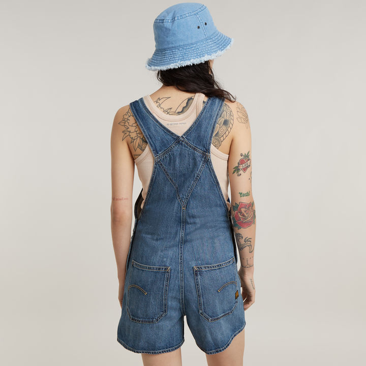 Short Dungaree Medium blue G STAR JP