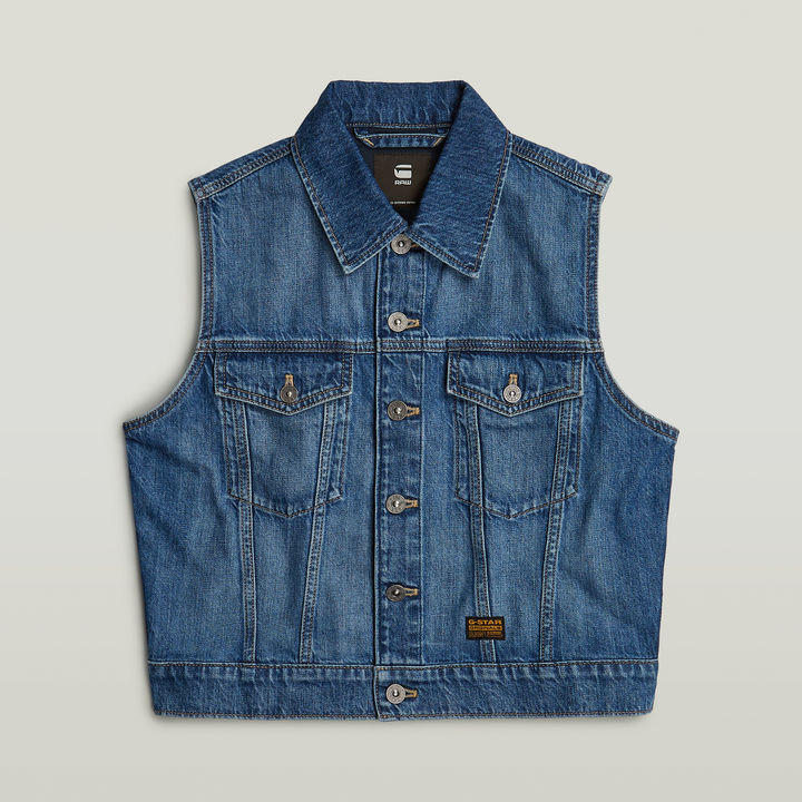 Gap denim vest women clearance
