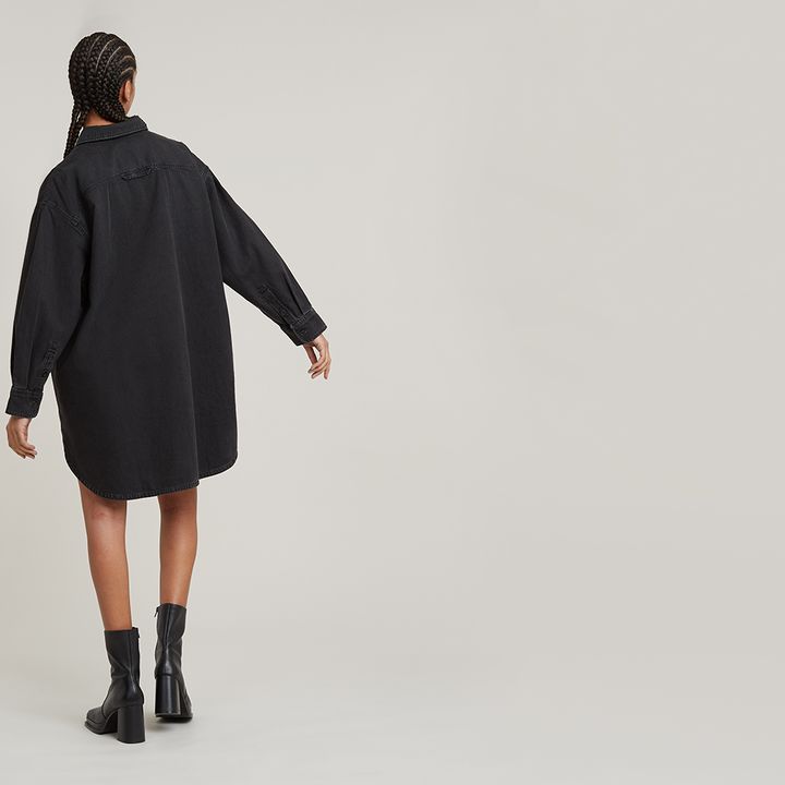 Oversized Denim Dress