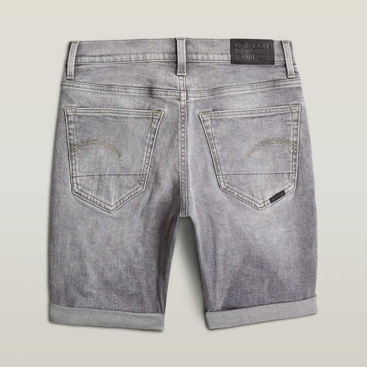 Kids Premium 3301 Slim Shorts Grey G STAR ZA
