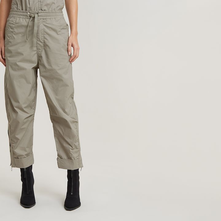 Utility cropped pants top