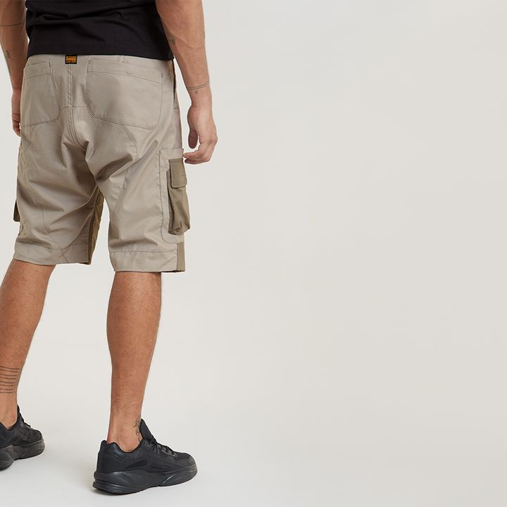 P-35T Relaxed Cargo Shorts | Beige | G-STAR® US