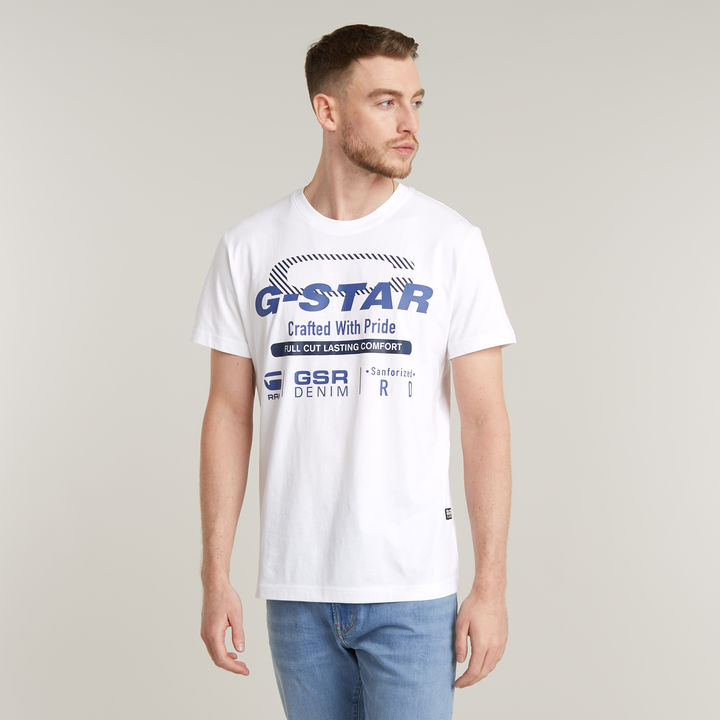 White g star shirt new arrivals
