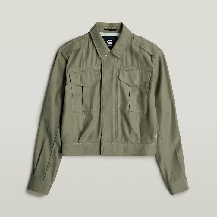 Green short jacket online