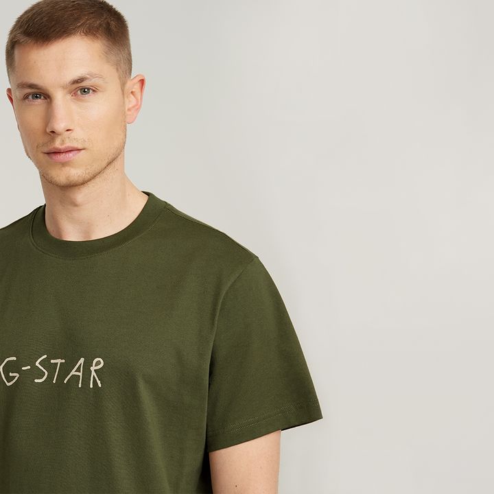 G star green t shirt 2025