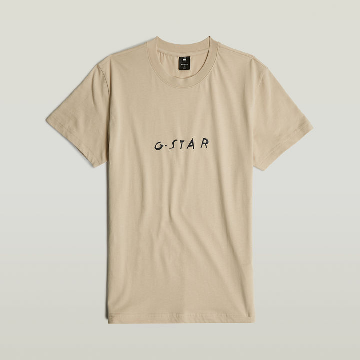 Handwriting Back Print T Shirt