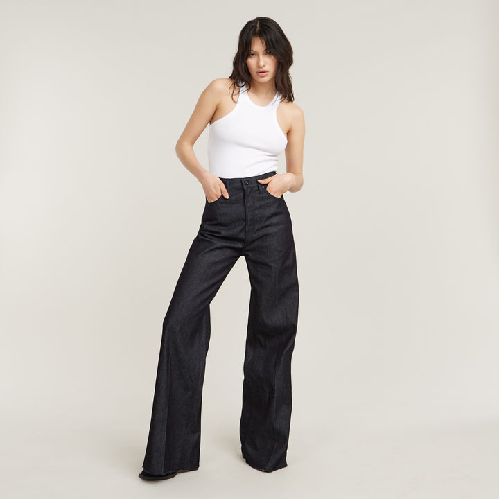 Deck Ultra High Wide Leg Jeans