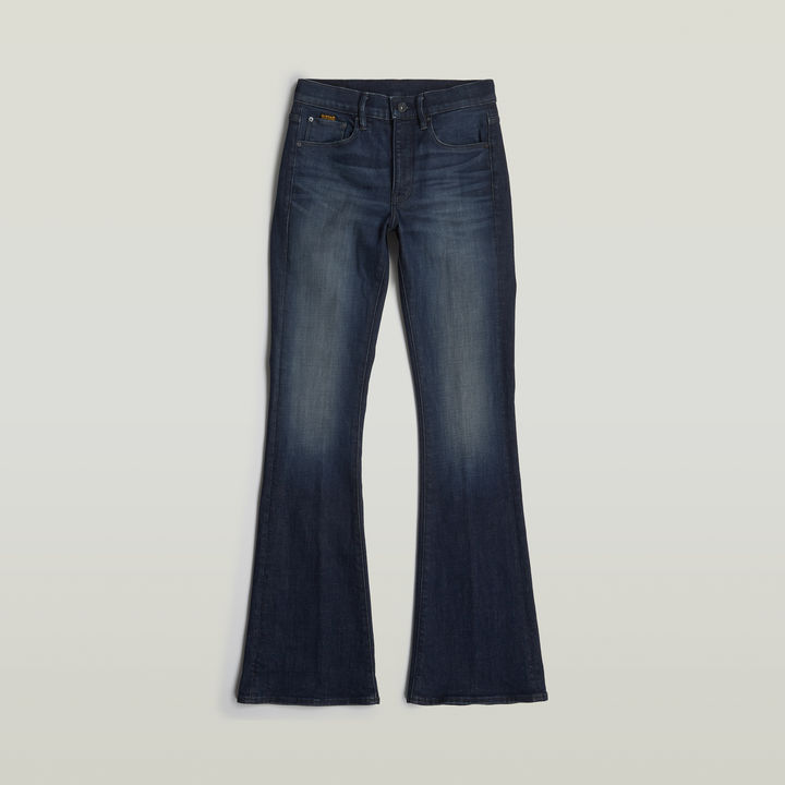 3301 Flare Jeans | Dark blue | G-STAR® US