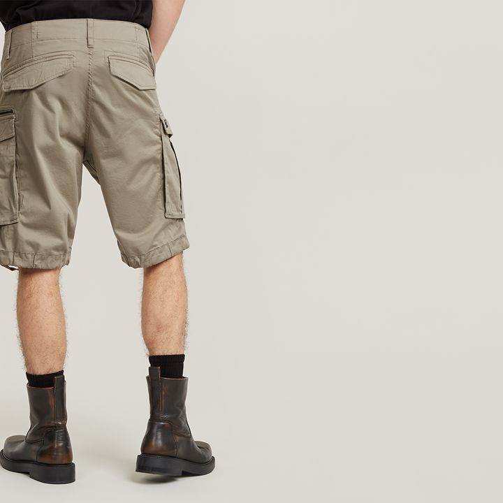 Rovic Zip Relaxed Shorts Beige G STAR IT