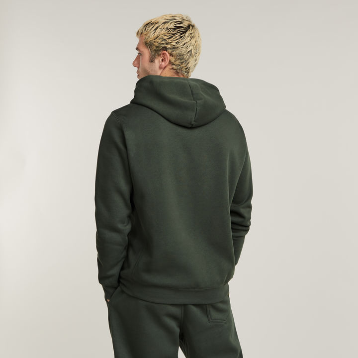 Premium Core Hooded Sweater Grey G STAR US