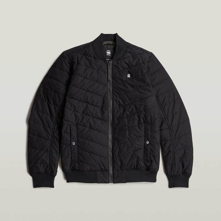 G star quilted bomber jacket top