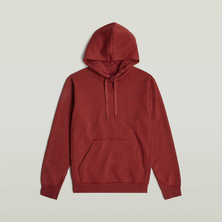 Premium Core Hooded Sweater Red G STAR AU