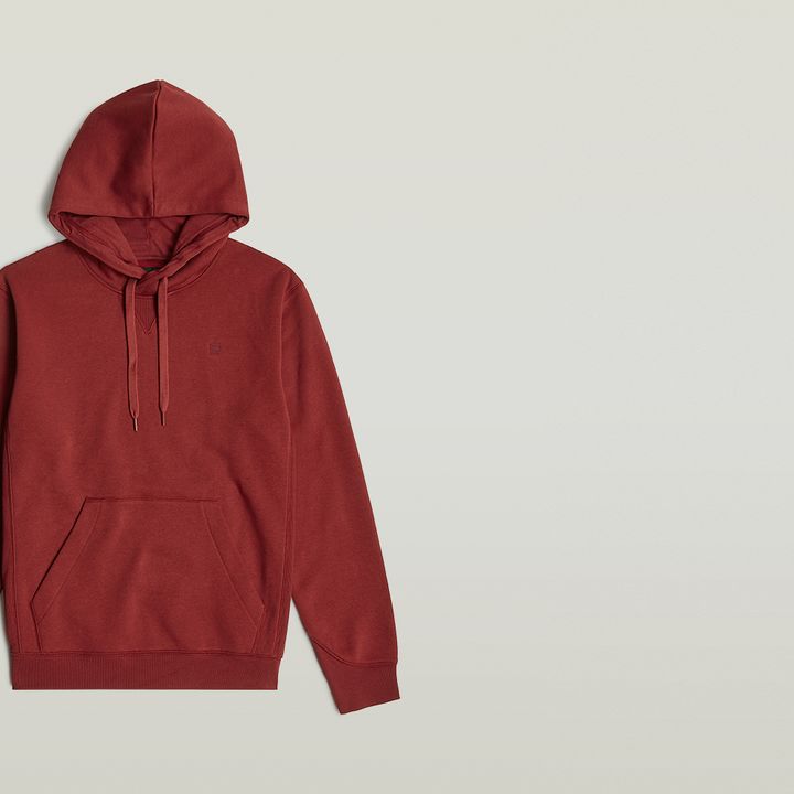 Red g star hoodie top