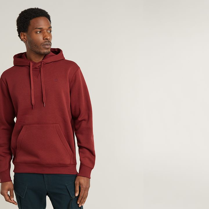 Red hooded jumper 2025