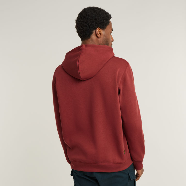 Premium Core Hooded Sweater Red G STAR IE
