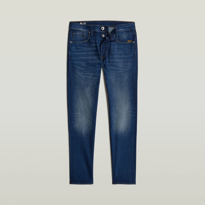 3301 Slim Jeans | ミディアムブルー | G-STAR® JP