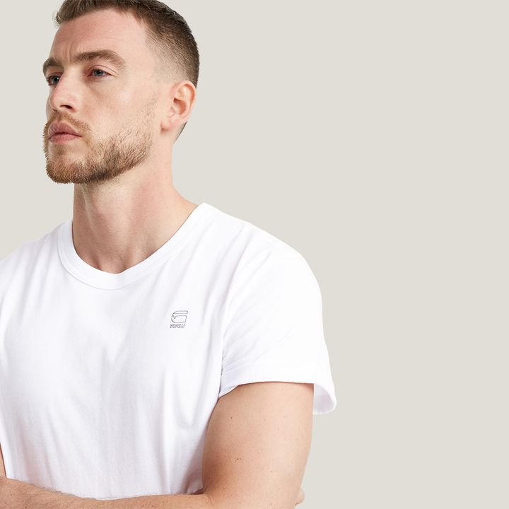 G star white t shirt outlet