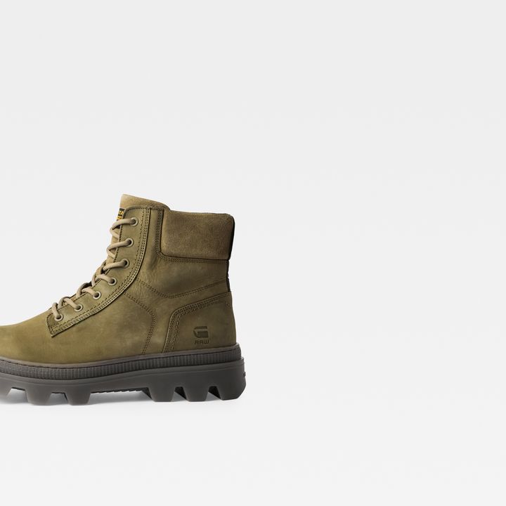 Noxer High Nubuck Boots Green G STAR US
