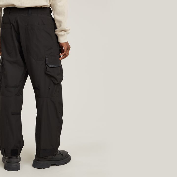 3D Relaxed Knee Cargo Pants | Black | G-STAR® US