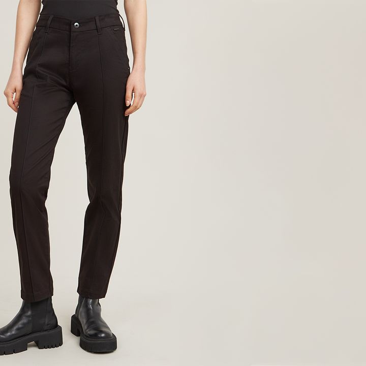 Cropped Chino | Black | G-STAR® US