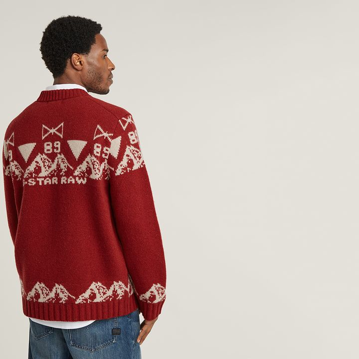 Unisex Holiday Knitted Sweater Multi color G STAR IE