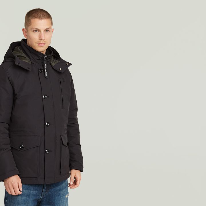 Vodan Padded Hooded Jacket | 블랙 | G-STAR® KR