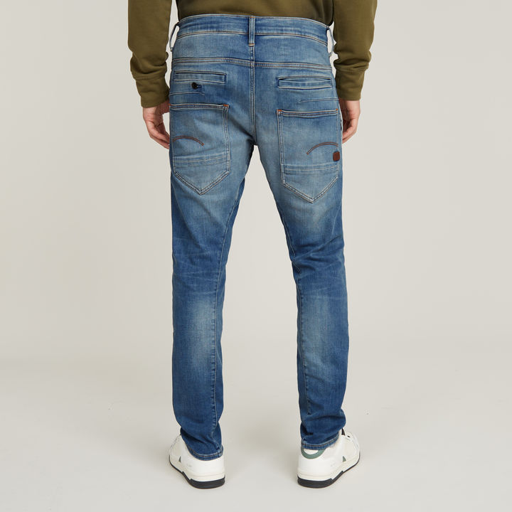 Jean D Staq 3D Slim Bleu moyen G STAR FR