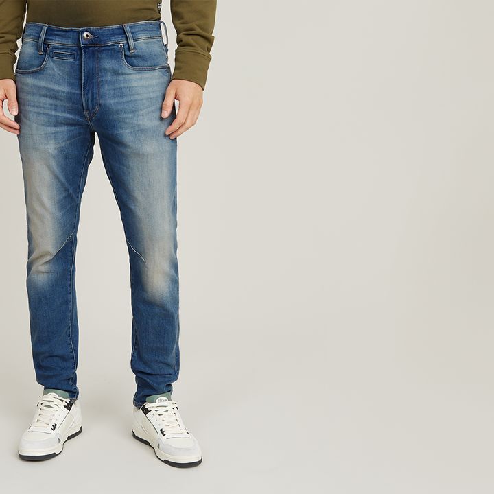 D-Staq 3D Slim Jeans | ミディアムブルー | G-STAR® JP