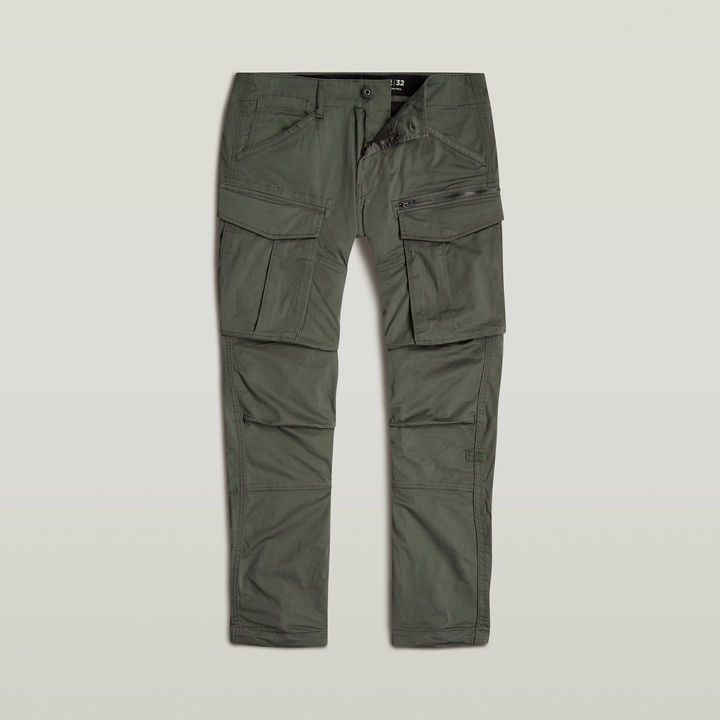 Pantalones Rovic Zip 3D Regular Tapered | Gris | G-STAR® ES