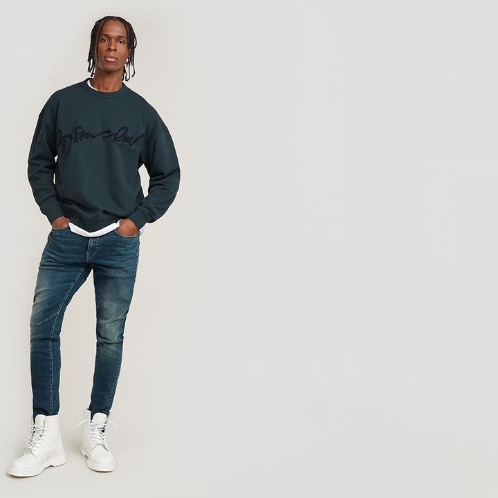 D-Staq 3D Slim Jeans | ミディアムブルー | G-STAR® JP