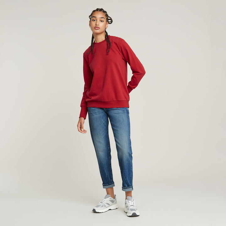 Shoulder Padded Dressy Sweater