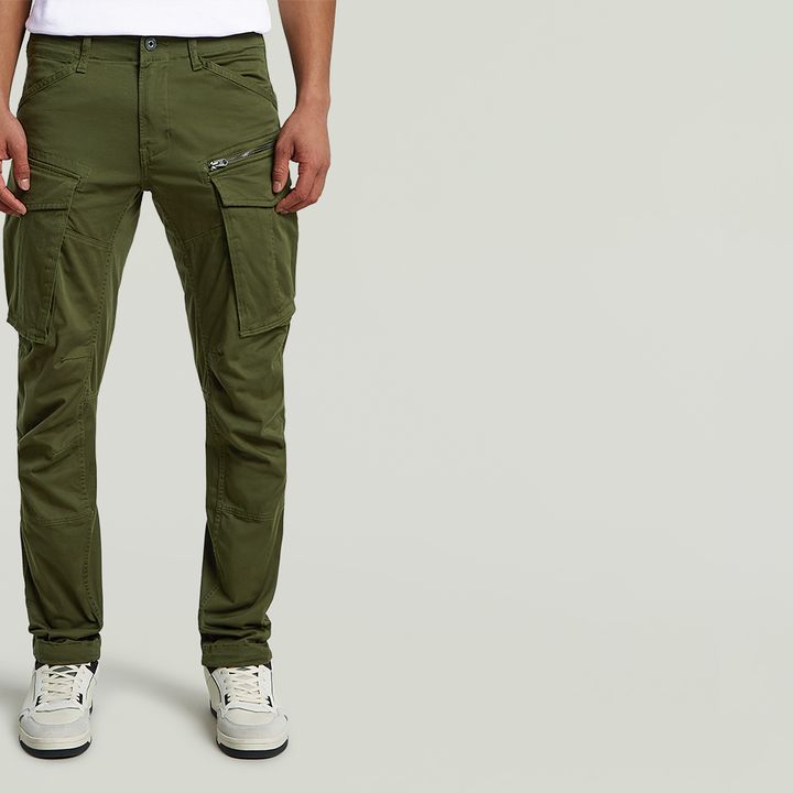 Rovic Zip 3D Regular Tapered Pants Green G STAR CA