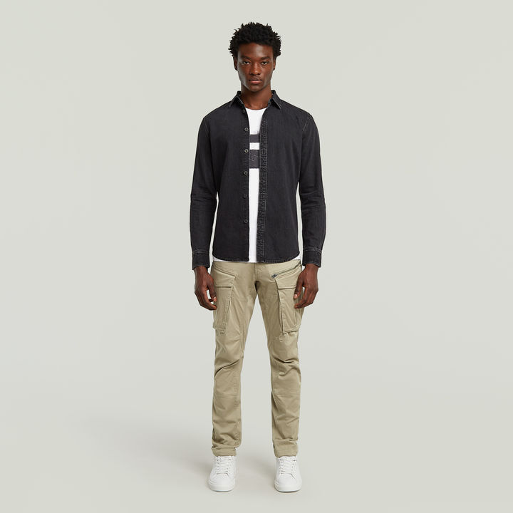 Rovic Zip 3D Regular Tapered Pants