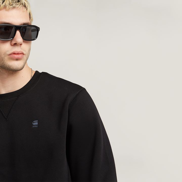 Premium Core Sweater Black G STAR GB