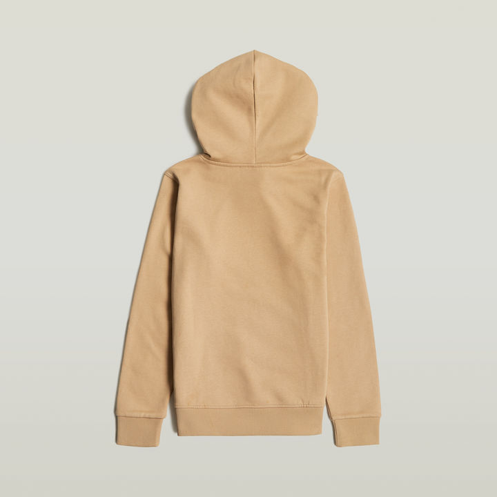 Kids Hooded Sweatshirt Regular Beige G STAR DE