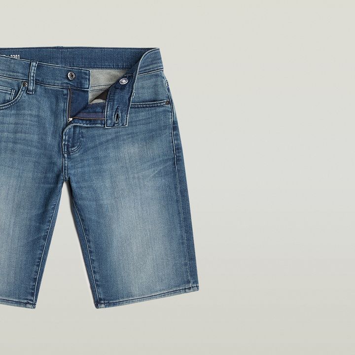 Kids 3301 Slim Shorts Medium blue G STAR SA