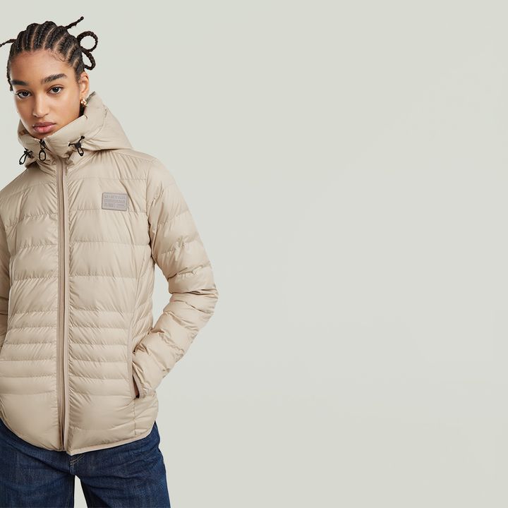 Beige hooded jacket 2025