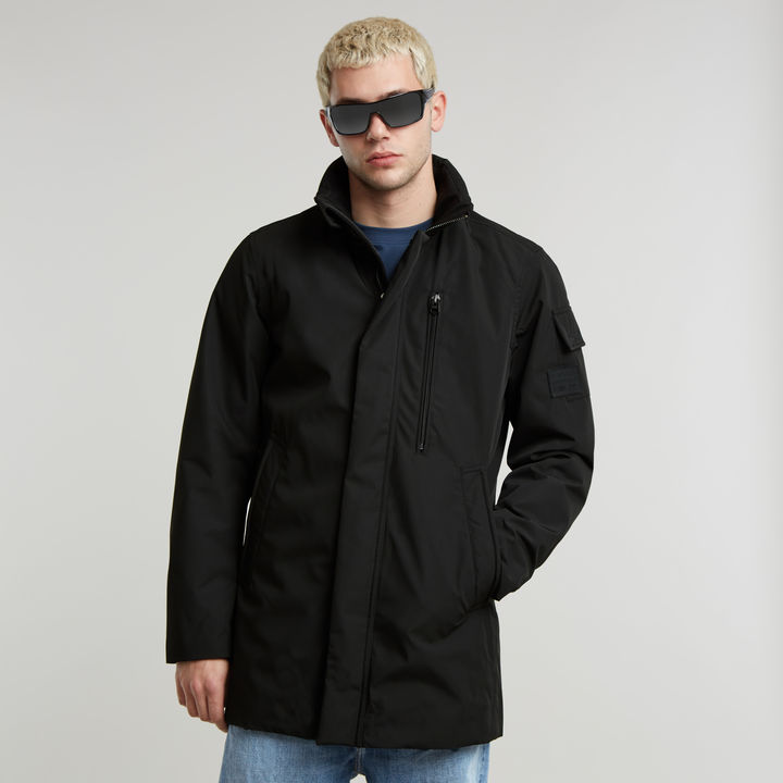Garber Padded Trench Black G STAR CA