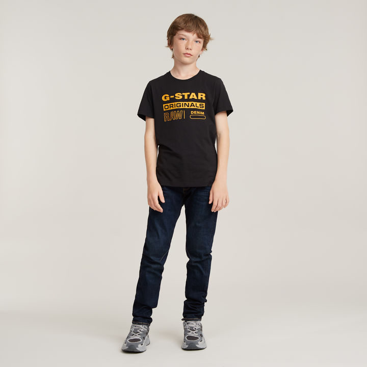 Kids T Shirt G Star Originals Black G STAR IE