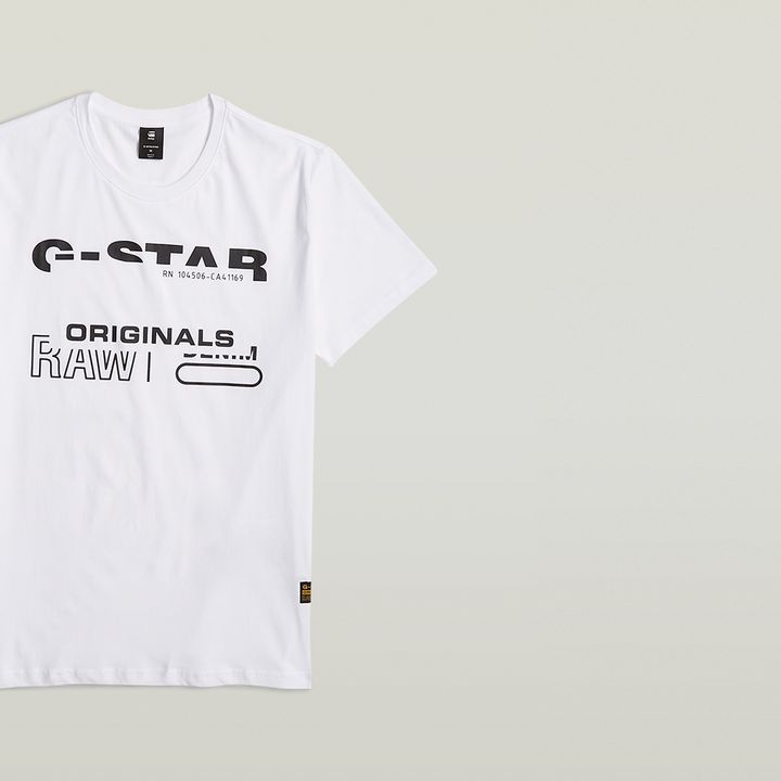 White g star shirt best sale