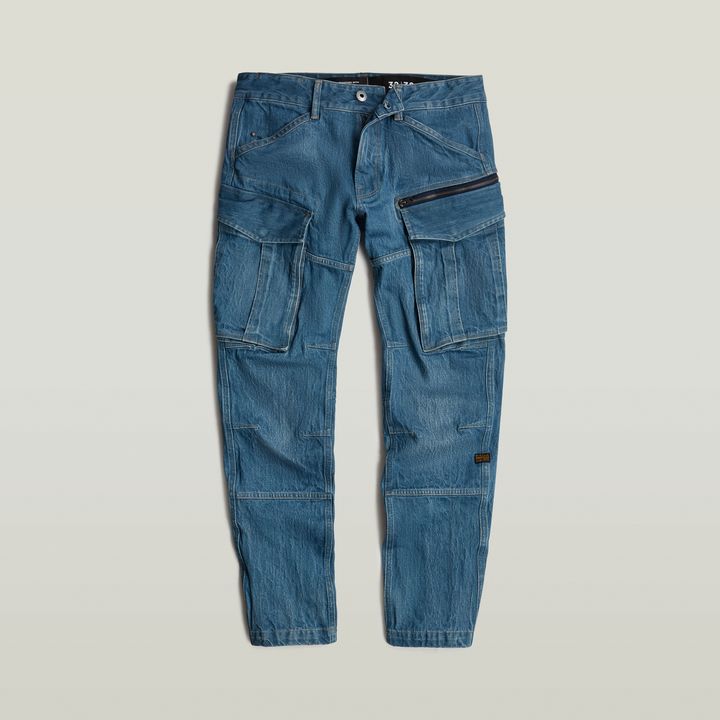 Rovic Zip 3D Regular Tapered Denim | ミディアムブルー | G-STAR® JP