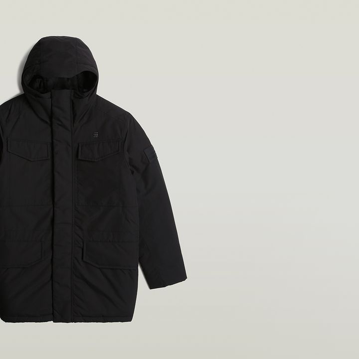 Vodan Padded Hooded Parka | ブラック | G-STAR® JP