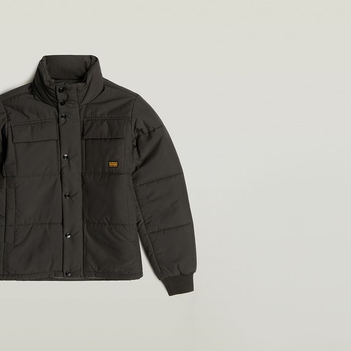 4 Pocket Quilted Padded Jacket