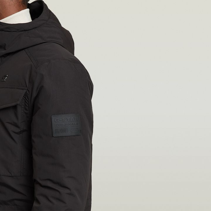 Vodan Padded Hooded Parka | ブラック | G-STAR® JP