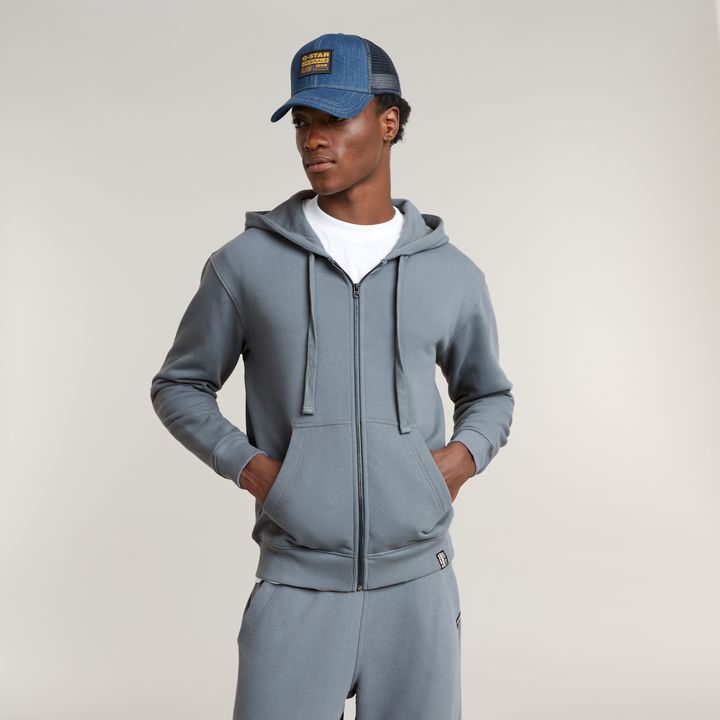 Essential Relaxed Zip Thru Hoodie