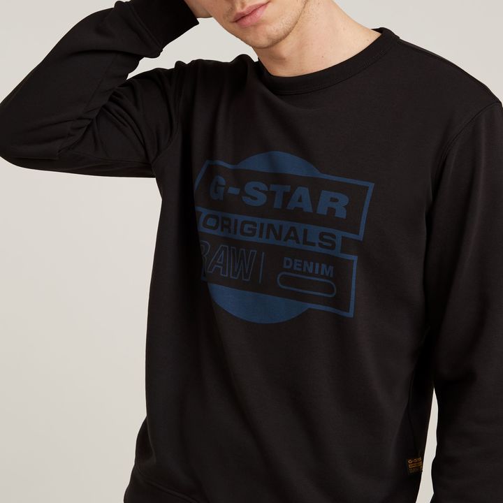 Originals Underground Sweater Black G STAR IE