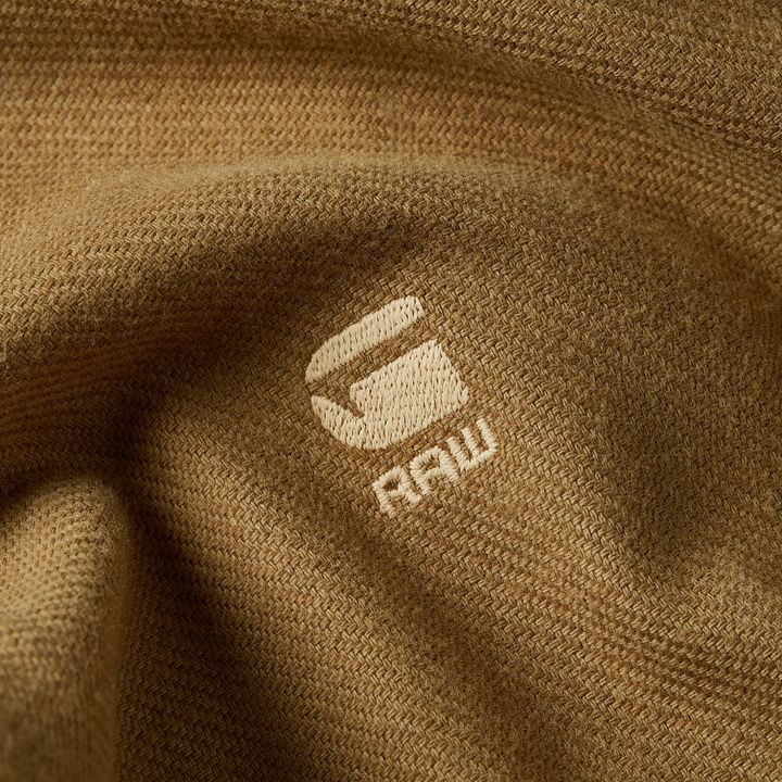 Zip Overshirt | Brown | G-STAR® US