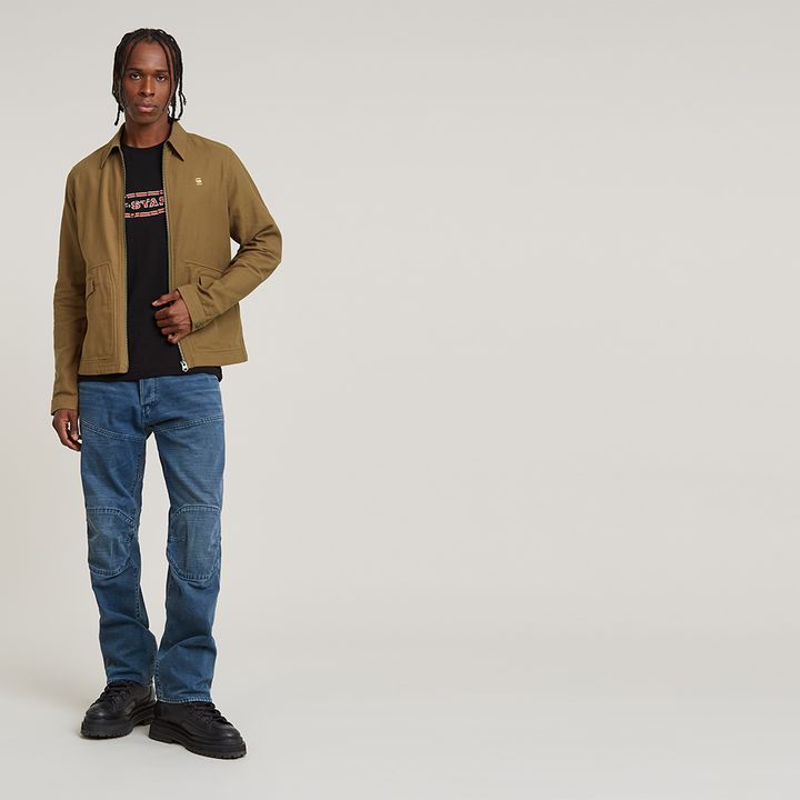 Zip Overshirt | Brown | G-STAR® US